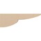 Ekena Millwork 5"W x 30"D x 10"H Thin Crestline Rough Cedar Woodgrain TimberThane Corbel, Primed Tan CORUR05X30X10CRERCPR - alternate 5